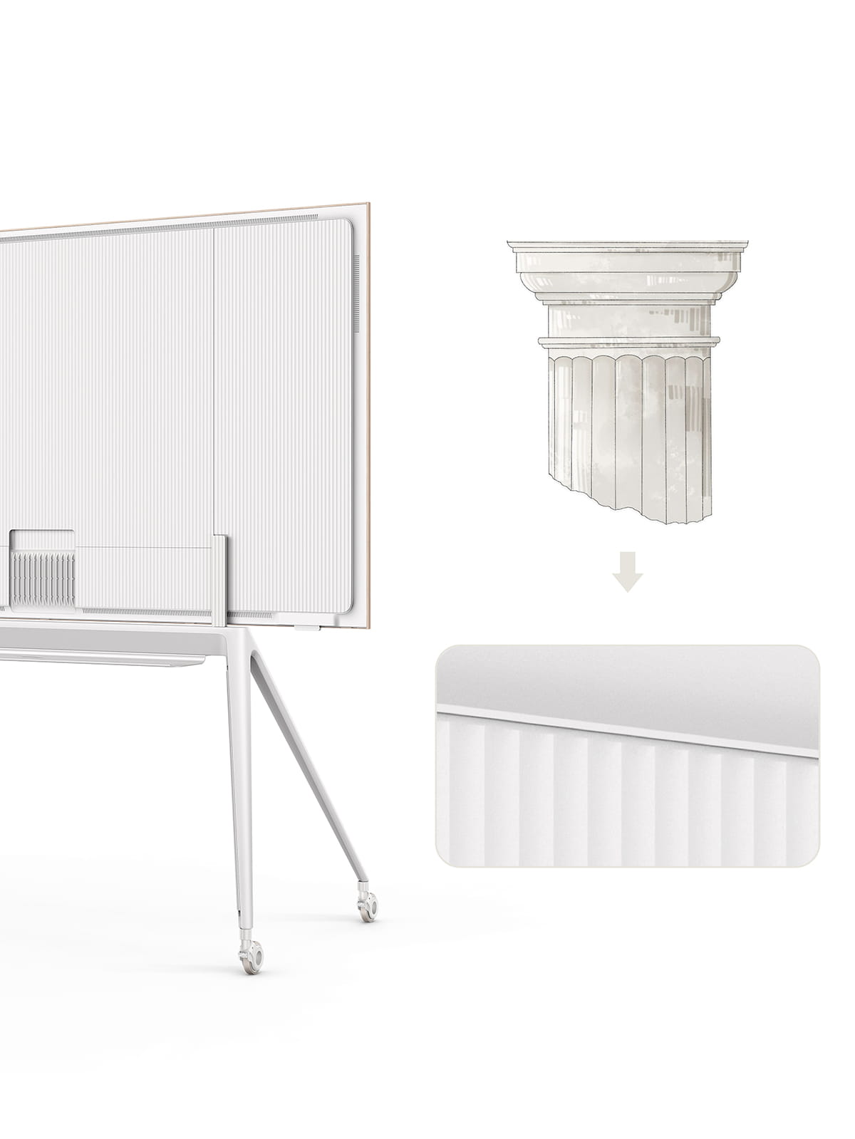 A300 Pro NXTFRAME TV Doric Roman Pattern