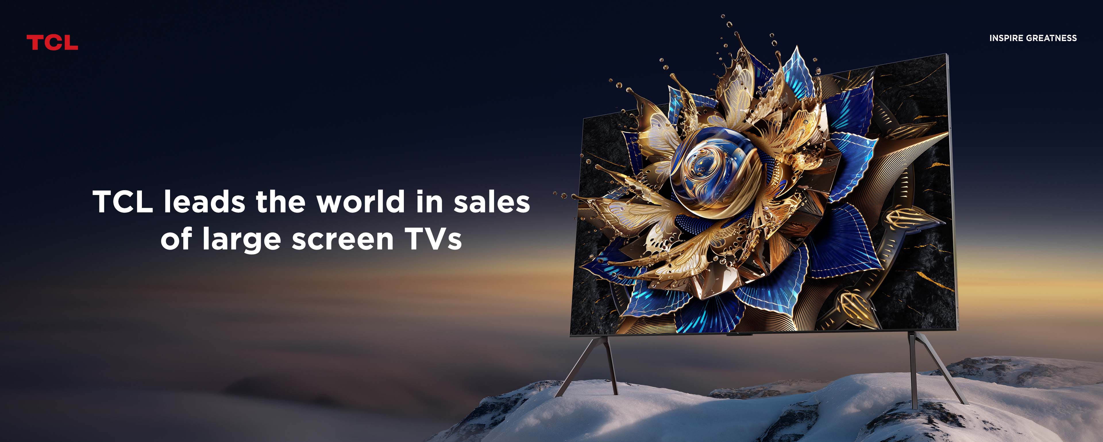 TCL leads the world in sales of large screen TVs