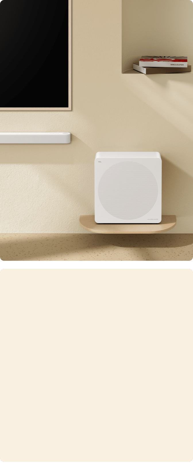 A300 Pro NXTFRAME TV with 3.1.2ch Ultra-slim Wireless Soundbar