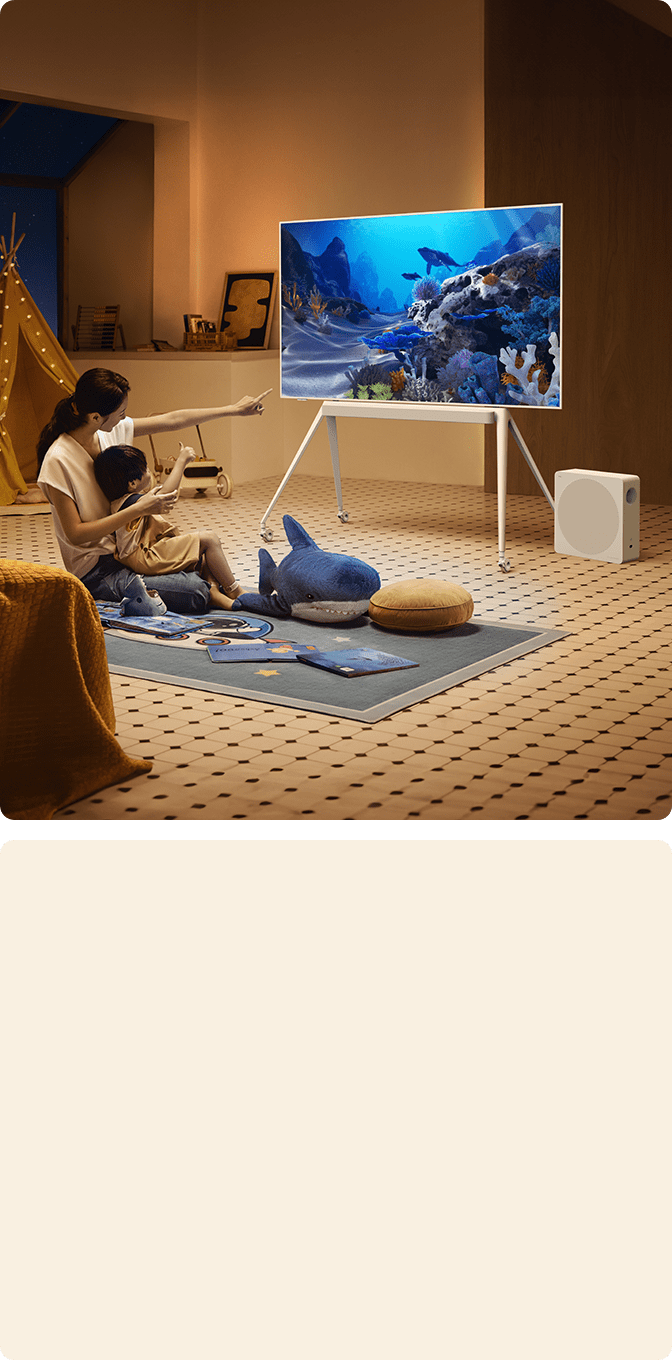 A300 Pro NXTFRAME TV relax with your kids