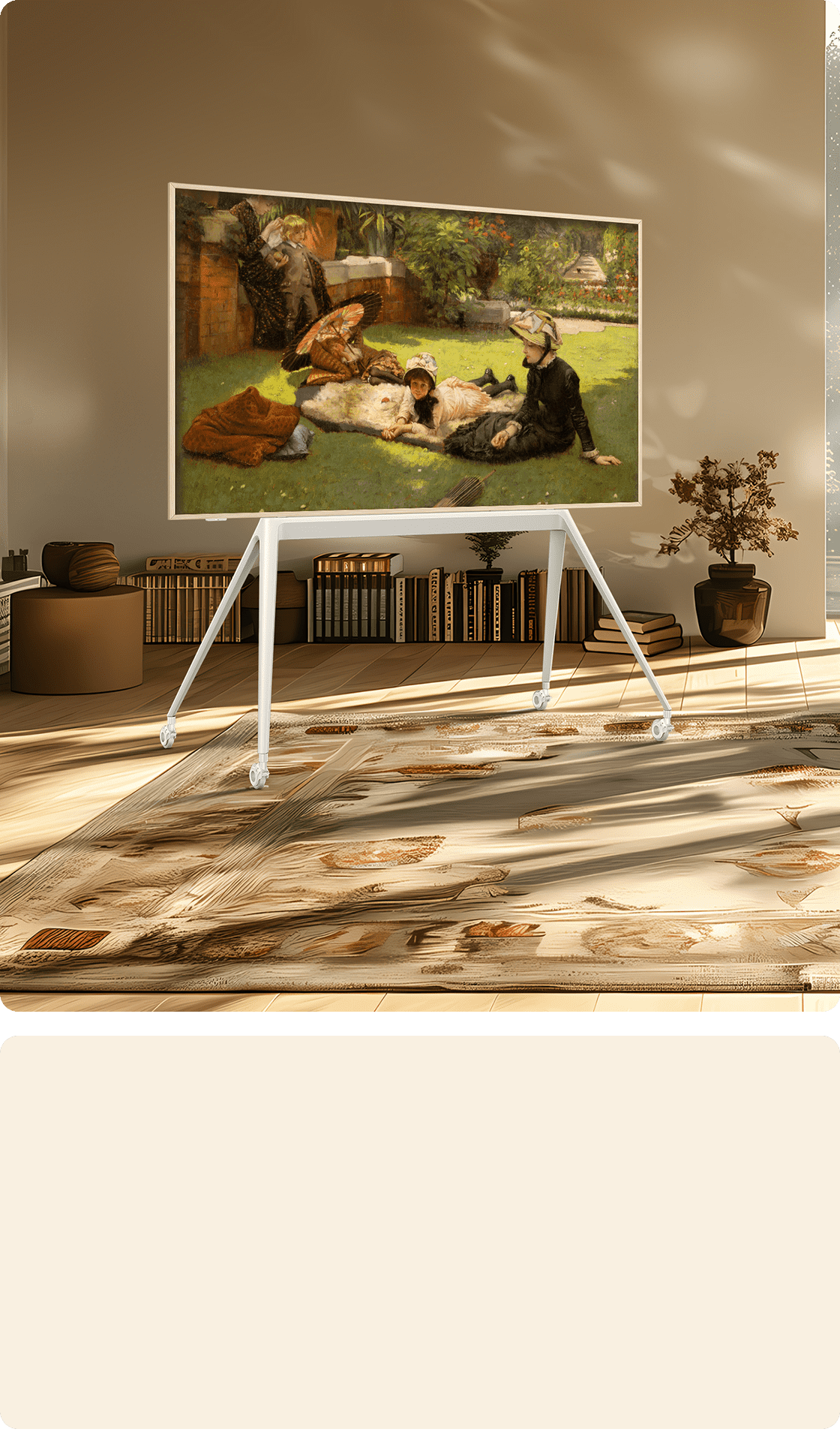 A300W TV NXTFRAME TV Movable Floor Stand