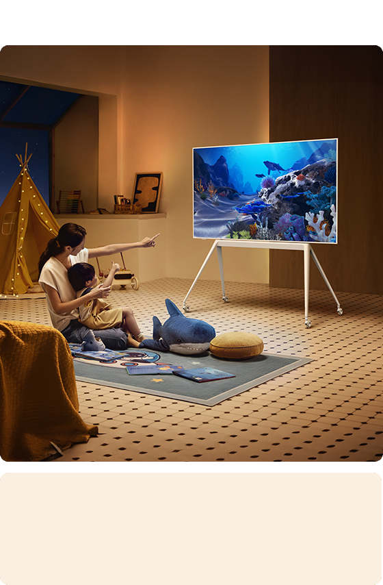 A300W TV NXTFRAME TV relax with your kids